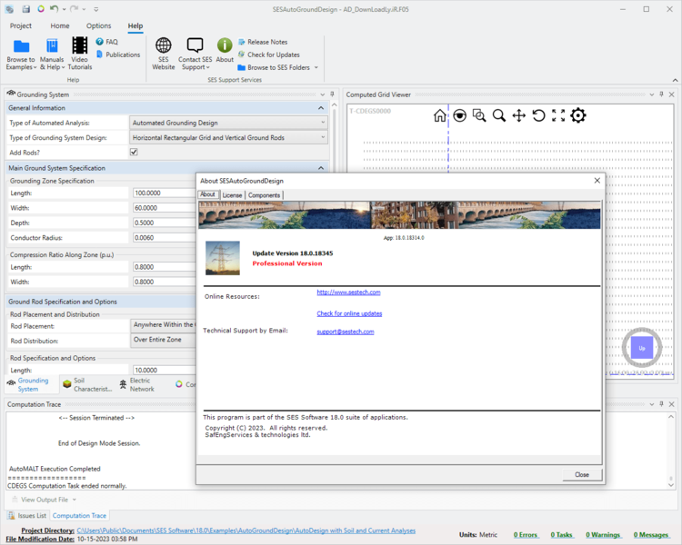SES CDEGS Suite 18.0 x64