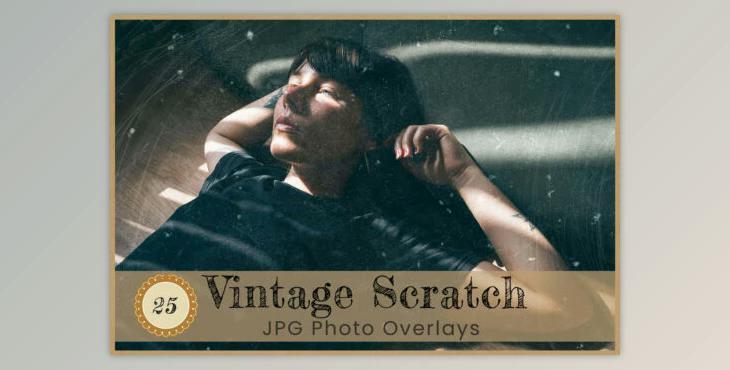 Vintage Scratch Photoshop Overlays