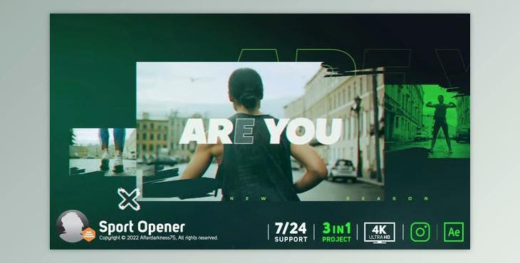 Sport Opener (Videohive 39258841) - AE Project