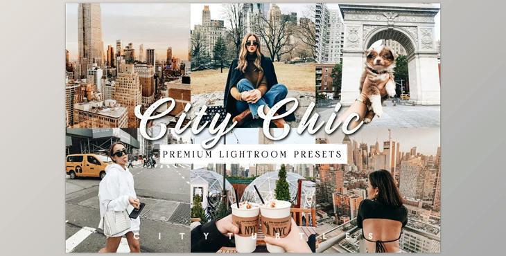 CITY CHIC Clean Blogger Presets CreativeMarket-5981400 (XMP, LRTEMPLATE, DNG)