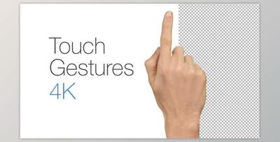 Touch Gestures 4K (Motionarray 878034) - AE Project