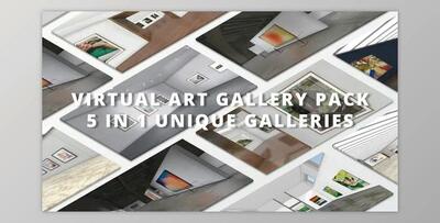 Virtual Art Gallery Pack (Videohive 32986976) - AE Project