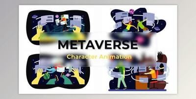 Metaverse Character Animation Scene Pack (Videohive 37070356) - AE Project