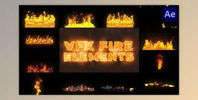 VFX Fire Elements for After Effects (Videohive 47981997) - AE Project
