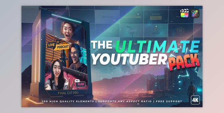The Ultimate YouTuber Pack Final Cut Pro X (Videohive 19539344)
