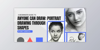 Anyone Can Draw : Portrait Drawing Through Shapes