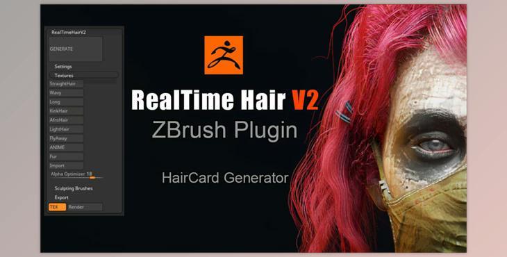 Artstation - Real-time Hair ZBrush Plugin v2