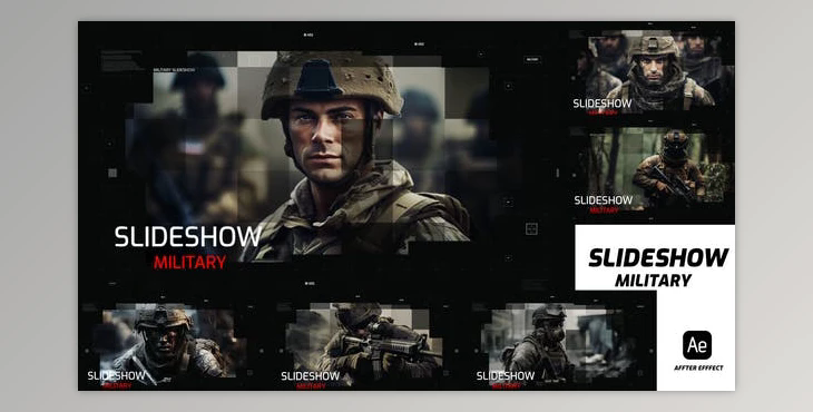 Military Slideshow (Videohive 49001684) - AE Project