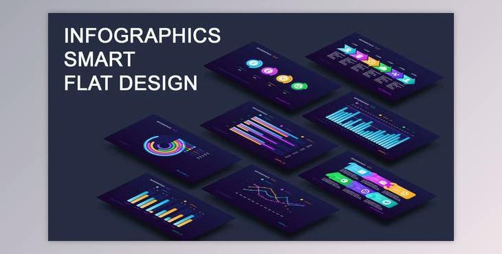Infographics Smart Flat Design (Videohive 23493675) - AE Project