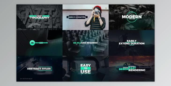 Unique Modern Titles (Videohive 20832430)