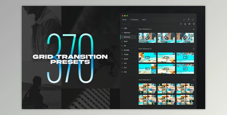 Grid Transitions (Videohive 48865491) - AE Project