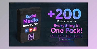 Social Media Marketing Pack (Videohive 25324172) - AE Project
