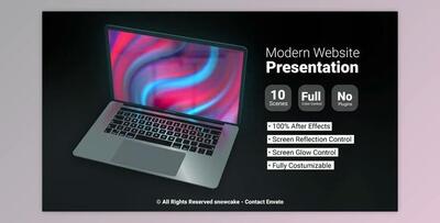 Modern Website Presentation (Videohive 30245102) - AE Project