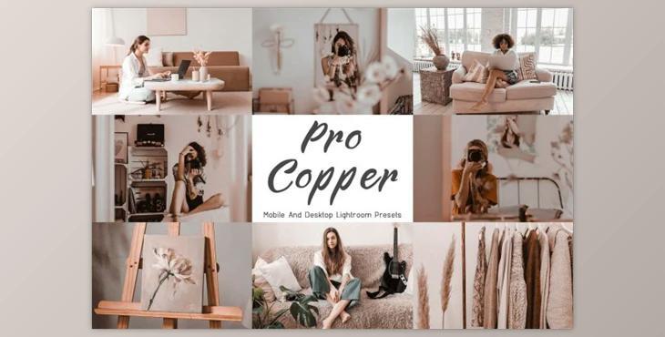 10 Lightroom Presets Neo Copper By EpicoMedia (Desk, Mob)