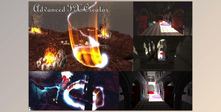 Unity Asset - Advanced FX Creator - Decals, Particles, Radiosity & Splines v2.6e