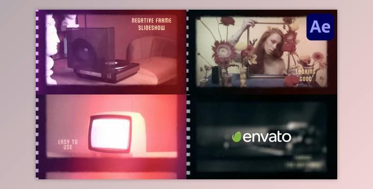 Negative Frame Slideshow for After Effects (VideoHive 52544932) - AE Project