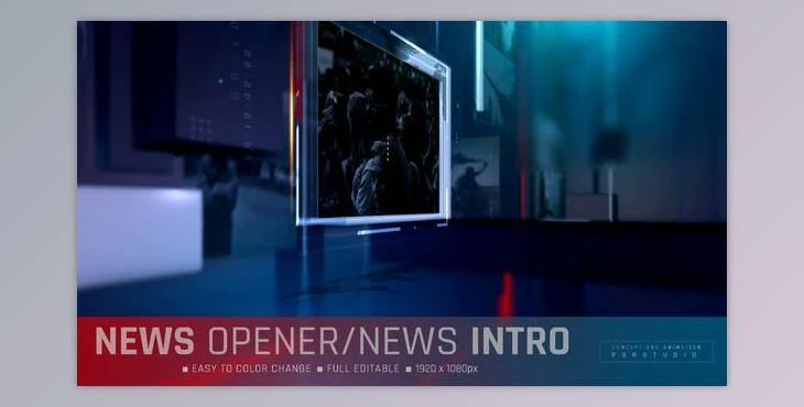 NEWS OPENER/NEWS INTRO (Videohive 51771600) - AE Project