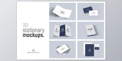 30 Stationery Mockups (PSD)