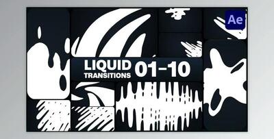 Liquid Transitions for After Effects (Videohive 47925402) - AE Project
