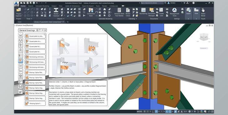 AutoDesk Advance Steel 2025.0.2 (Win) - with Updated Extension