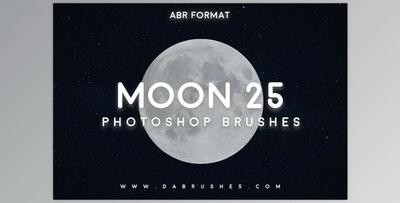 25 Moon Brushes For Photoshop CreativeMarket 6036825