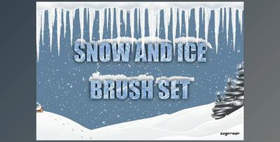 Snow and Ice Procreate Brushes CreativeMarket - 10173823