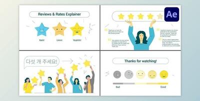 Reviews & Rates Explainer for After Effects (Videohive 50253063) - AE Project