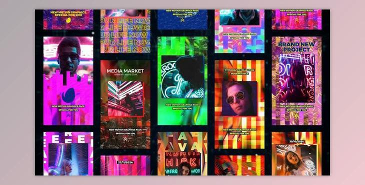 Colorful Abstract Stories (Videohive 47911215) - AE Project