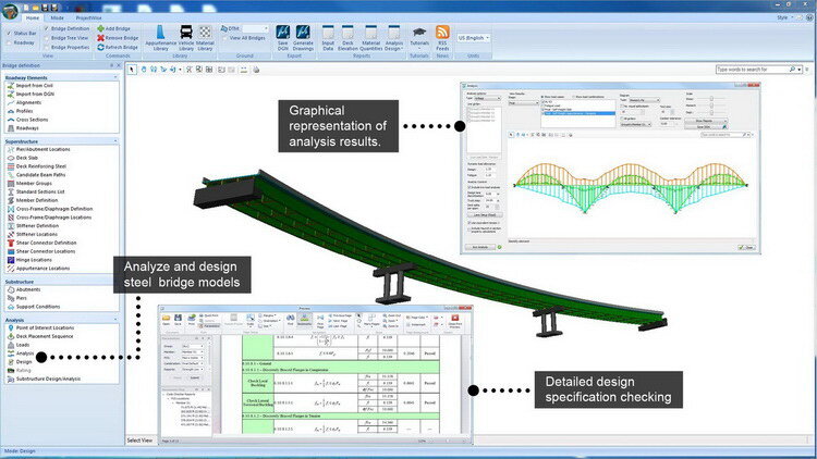 Bentley LEAP Bridge Steel/Concrete CONNECT Edition 18.02.00.12