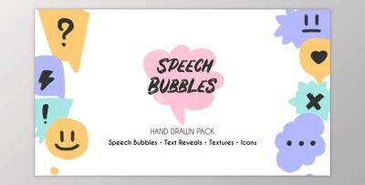 Speech Bubbles. Hand Drawn Pack (Videohive 36614448) - AE Project