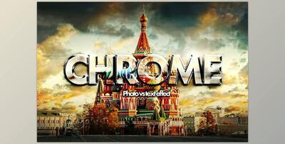 Chrome photo vs text effect mockup CreativeMarket-5710555 (PSD)