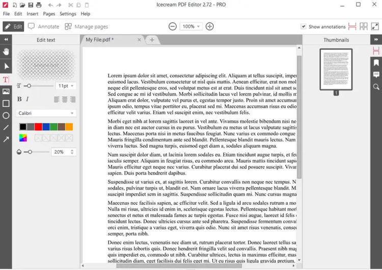 Icecream PDF Editor Pro 3.28 + Portable