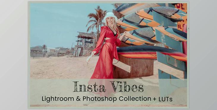 Insta Vibes Photoshop Actions LUTs CreativeMarket - 7010312