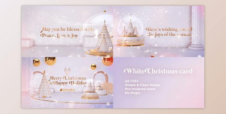 White Christmas Card (Videohive 25288884)