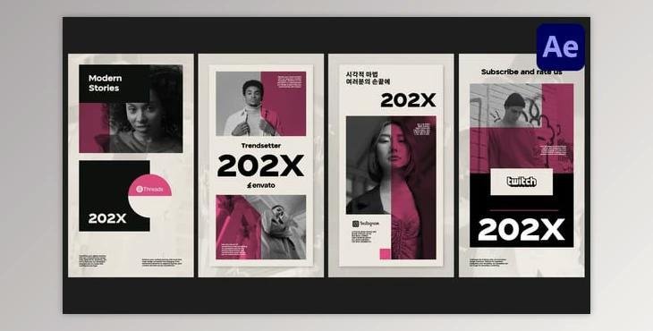 Modern Stories for After Effects (Videohive 55010810) - AE Project