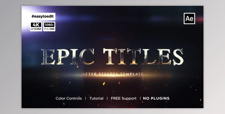 Epic Titles (VideoHive 50920057) - AE Project