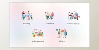 Online Shopping – Shadow People Concepts (Videohive 45848698) - AE Project