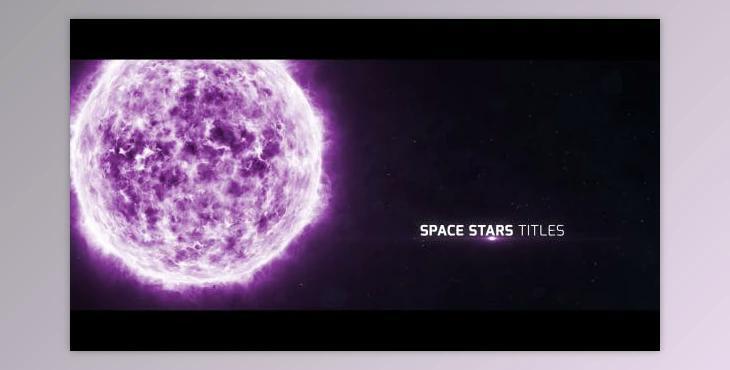 Space Stars Titles (Videohive 15735814) - AE Project