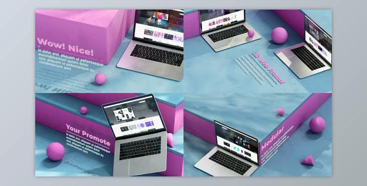 Dynamic Web Promo 3D (Videohive 36582760) - AE Project