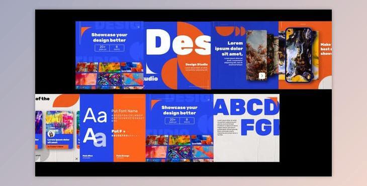 Typography Design Studio Post Instagram (Videohive 35185503) - AE Project