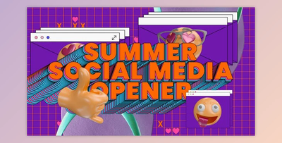 Summer Social Media Intro (Videohive 38553405) - AE Project