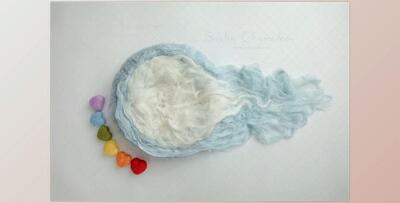 Sasha Chomakov – Newborn Digital Backdrop – Blue