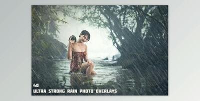 40 Ultra Strong Rain Photo Overlays