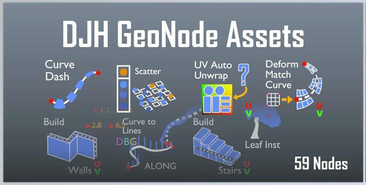 Blender – GeoNode Assets Addon