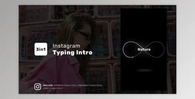 Instagram Typing Intro (Videohive 47872241) - AE Project