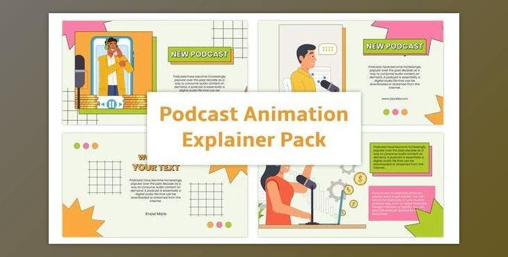 After Effects Podcast Animation Explainer (Videohive 45103686) - AE Project