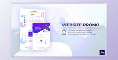 Website Promo with Devices Mockup (Videohive 25028970) - AE Project