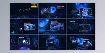 Digital Tech Integrated Slideshow 4K (Videohive 36648230) - AE Project