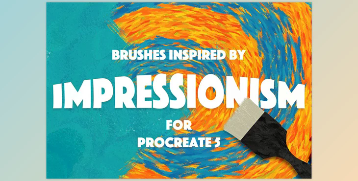 IMPRESSIONISM BRUSHES PROCREATE 5 CreativeMarket – 4435848