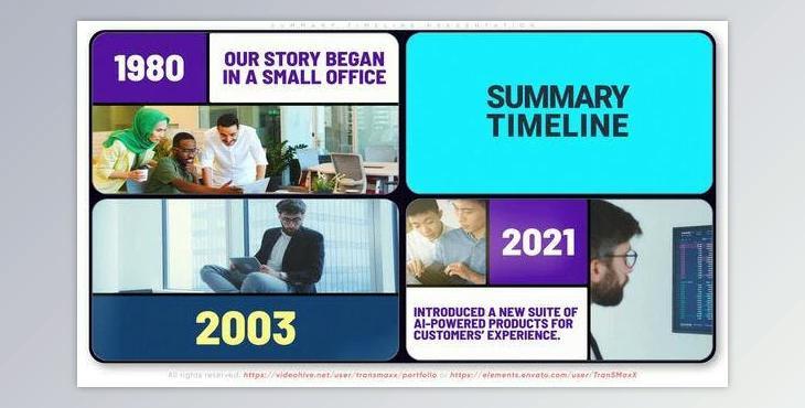 Summary Timeline Presentation (Videohive 54208219) - AE Project